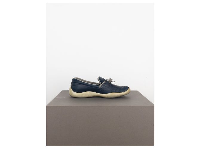 Mocassini sportivi Prada AW99 Vibram Blu - vista 4