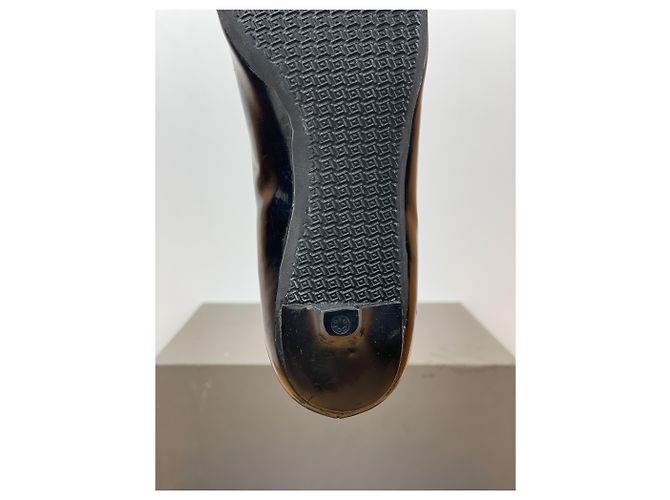 Prada 2000s Square Toe Buckle-Strap Pump Kitten Heels Black - view 9