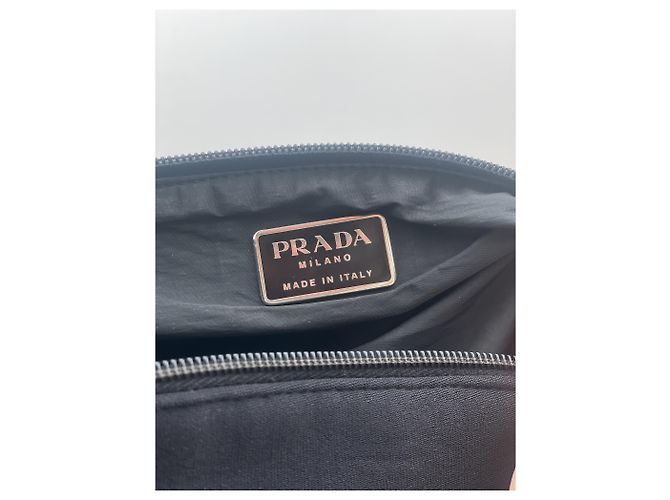 Ceinture sac taille Prada AW99 Linea Rossa avec étiquette rouge Noir - vue 8