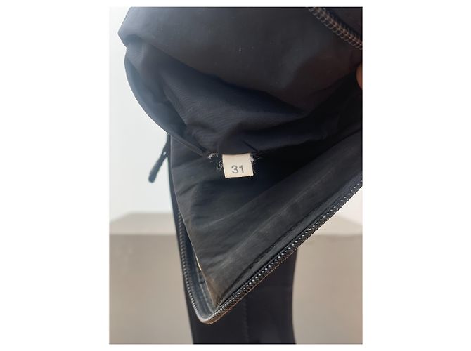 Ceinture sac taille Prada AW99 Linea Rossa avec étiquette rouge Noir - vue 9