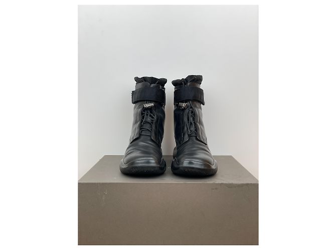 Botas de combate Prada AW99 de punta cuadrada Vibram - vista 5