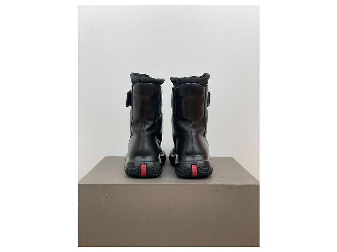 Botas de combate Prada AW99 de punta cuadrada Vibram - vista 6