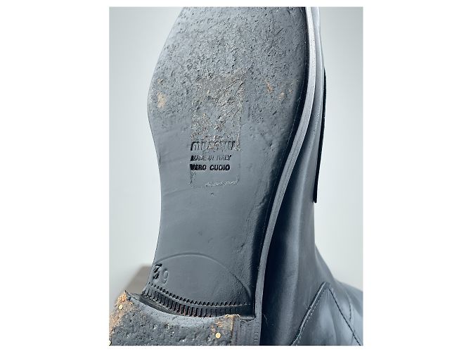 Botas de montar hasta la rodilla Miu Miu AW08 Negro - vista 12