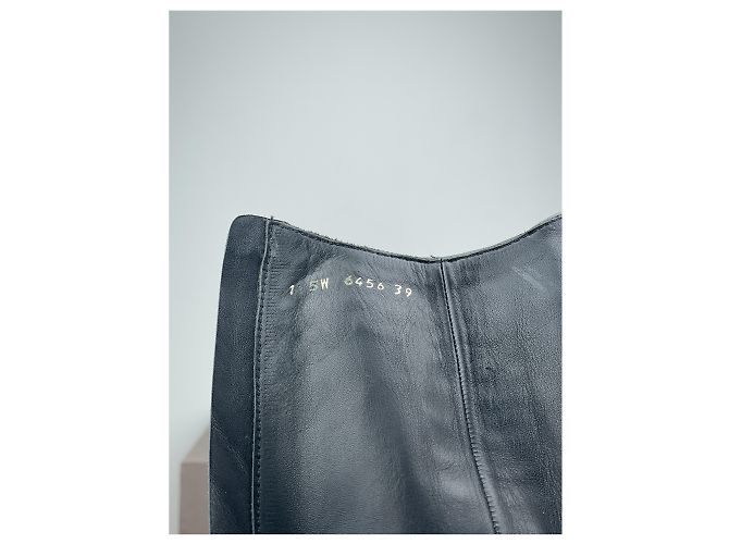 Botas de montar hasta la rodilla Miu Miu AW08 Negro - vista 13