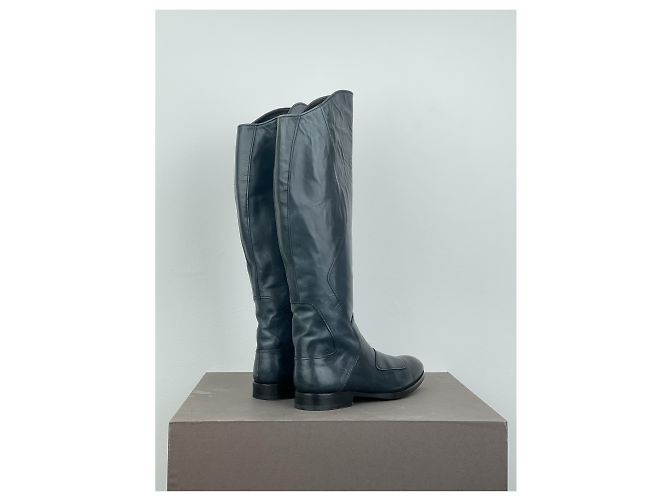 Botas de montar hasta la rodilla Miu Miu AW08 Negro - vista 2