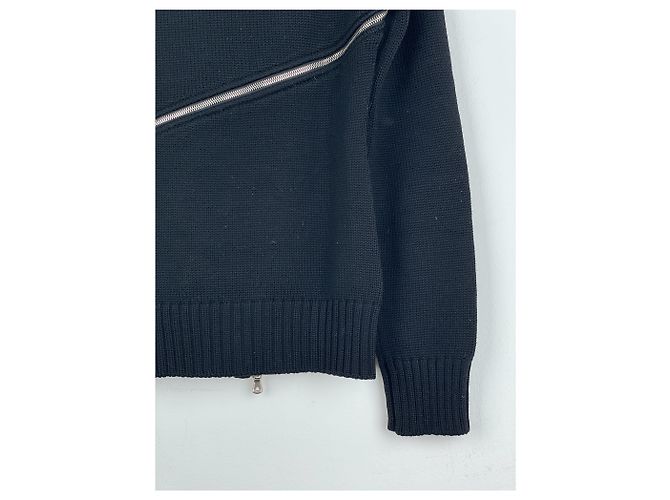 Damenpullover mit Spiralreißverschluss von Dolce & Gabbana AW03 Schwarz - Ansicht 14