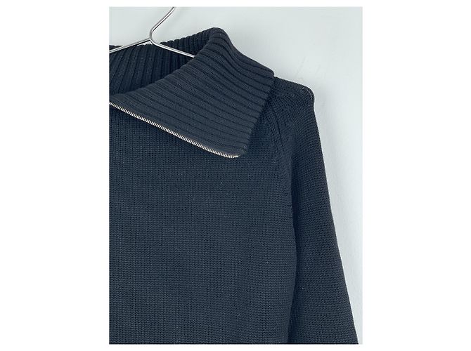 Damenpullover mit Spiralreißverschluss von Dolce & Gabbana AW03 Schwarz - Ansicht 6