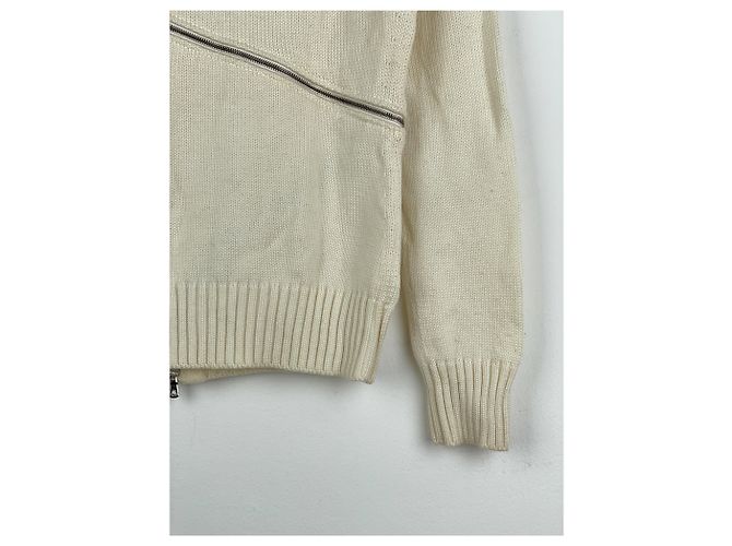 Strickpullover mit Spiralreißverschluss Dolce & Gabbana AW03 Weiß - Ansicht 13