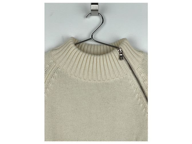 Strickpullover mit Spiralreißverschluss Dolce & Gabbana AW03 Weiß - Ansicht 3