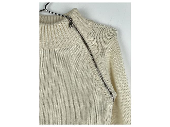 Strickpullover mit Spiralreißverschluss Dolce & Gabbana AW03 Weiß - Ansicht 5