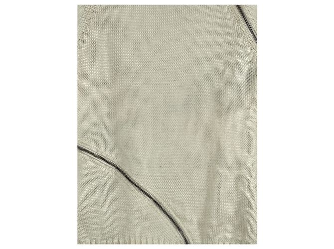 Strickpullover mit Spiralreißverschluss Dolce & Gabbana AW03 Weiß - Ansicht 6