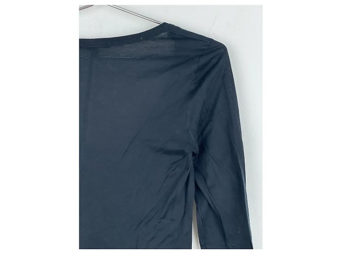 Helmut Lang 2000s Thumb-Strap Bondage Longsleeve Top Black - view 11