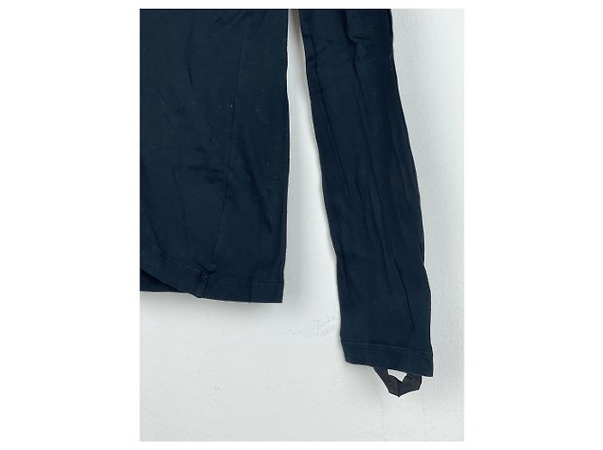 Helmut Lang 2000s Thumb-Strap Bondage Longsleeve Top Black - view 12
