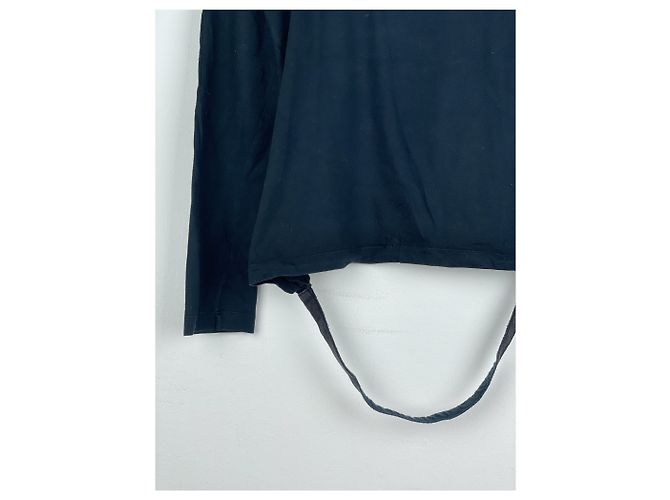 Top de manga larga Bondage Strap SS01 de Helmut Lang Negro - vista 8
