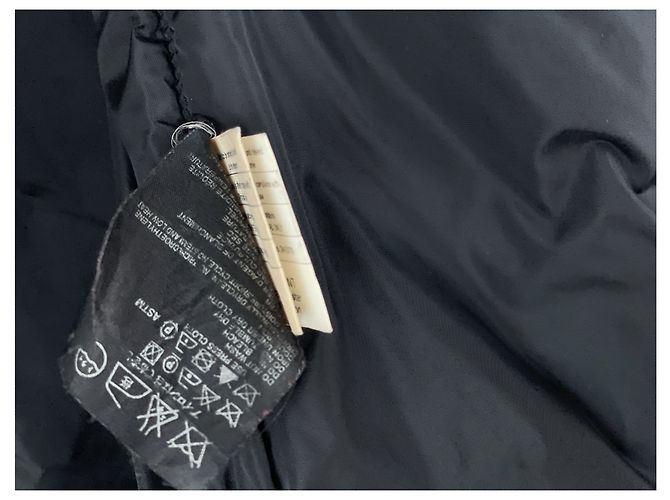 Prada Militär Flak Pufferjacke der 2000er Schwarz - Ansicht 12