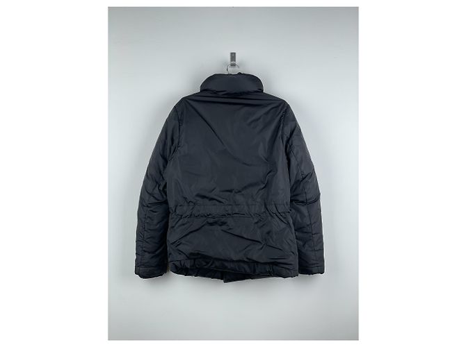 Prada Militär Flak Pufferjacke der 2000er Schwarz - Ansicht 2