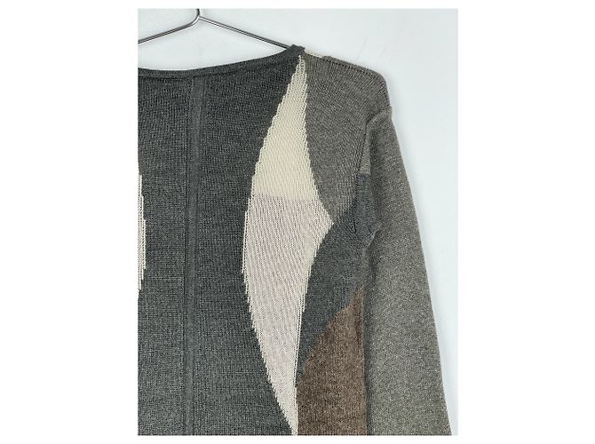 Rick Owens AW05 'Moog' Mohair Impala Strickpullover Braun - Ansicht 12
