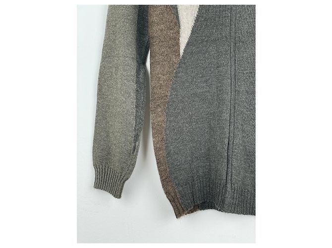 Rick Owens AW05 'Moog' Mohair Impala Strickpullover Braun - Ansicht 13
