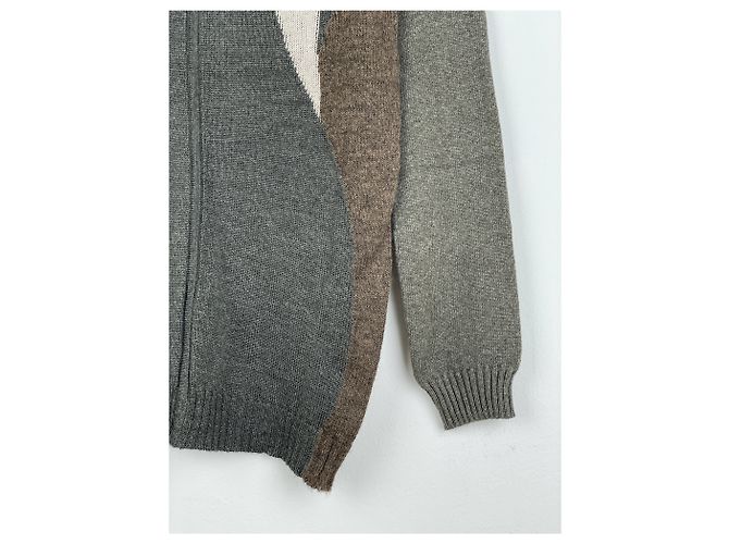 Rick Owens AW05 'Moog' Mohair Impala Strickpullover Braun - Ansicht 14