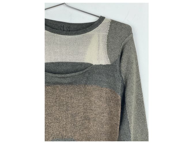 Rick Owens AW05 'Moog' Mohair Impala Strickpullover Braun - Ansicht 5