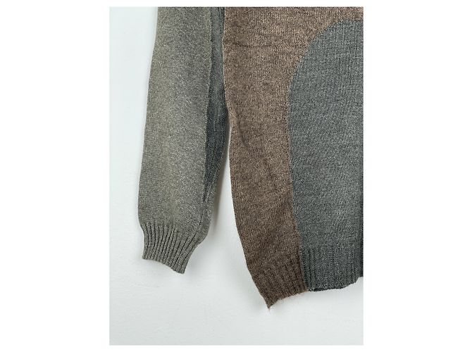 Rick Owens AW05 'Moog' Mohair Impala Strickpullover Braun - Ansicht 7