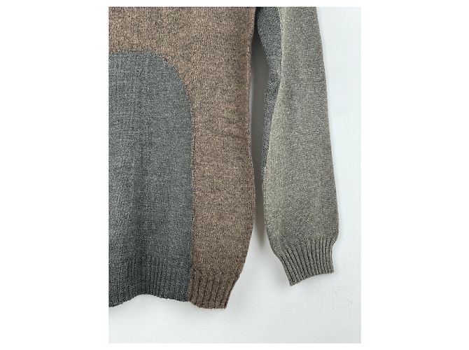 Rick Owens AW05 'Moog' Mohair Impala Strickpullover Braun - Ansicht 8