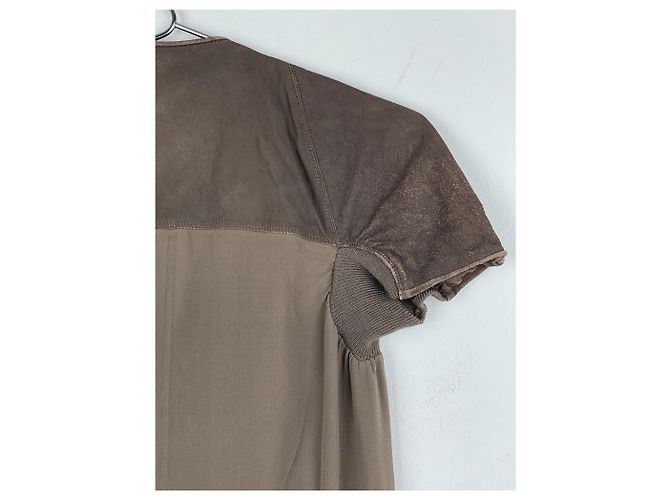 Vestido híbrido de cuero 'Plinth' AW13 de Rick Owens - vista 10