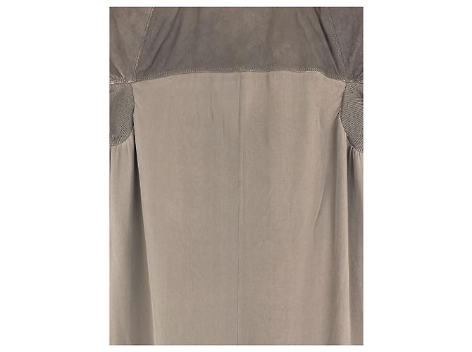 Vestido híbrido de cuero 'Plinth' AW13 de Rick Owens - vista 11