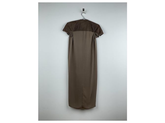 Vestido híbrido de cuero 'Plinth' AW13 de Rick Owens - vista 2