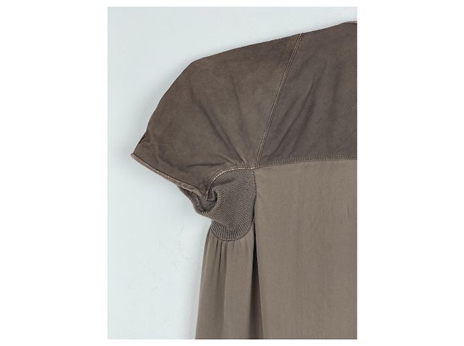 Vestido híbrido de cuero 'Plinth' AW13 de Rick Owens - vista 9
