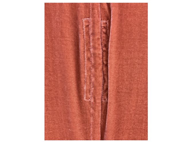 Rick Owens AW19 'Larry' Samt Kimono Blazer Jacke Rot - Ansicht 8