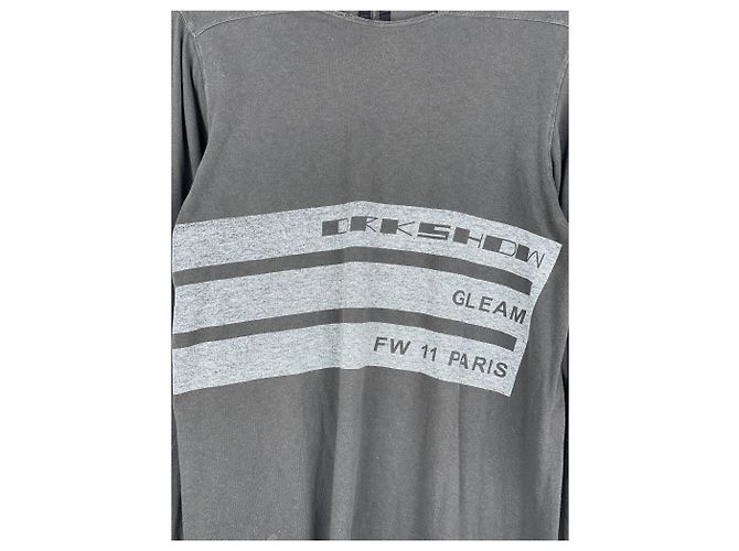 Rick Owens DRWKDHW Langarmshirt Braun - Ansicht 4