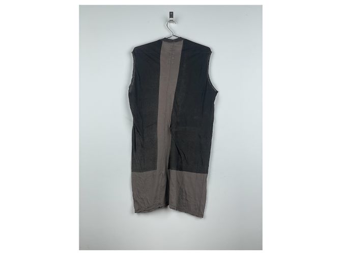 Canotta geometrica 'Strutter' Sample SS09 di Rick Owens Grigio - vista 2