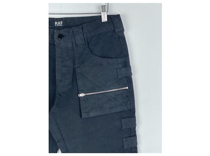 Pantaloni cargo multi-tasca 'Radioactivity' AW98 di RAF by Raf Simons Nero - vista 5