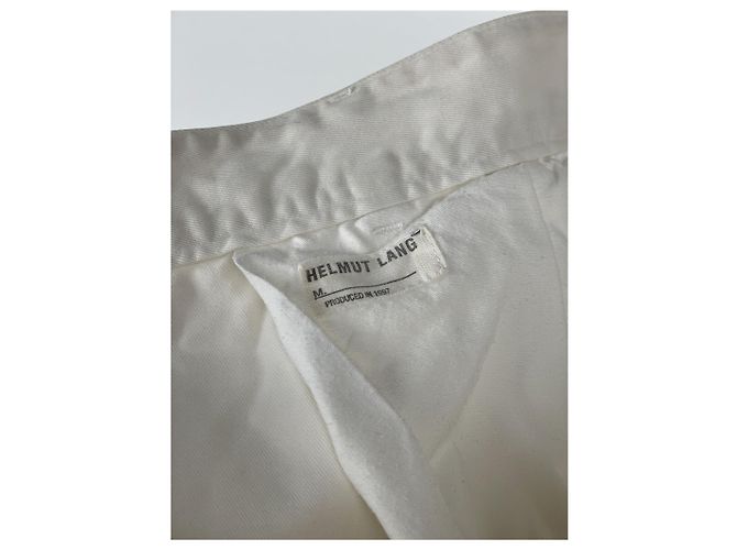 Anzughose Helmut Lang SS97 Weiß - Ansicht 14