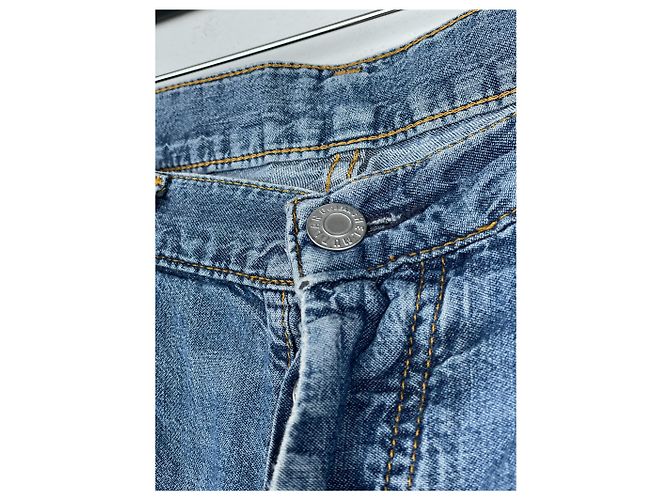 Jeans en denim déchirés Helmut Lang AW98 - vue 13