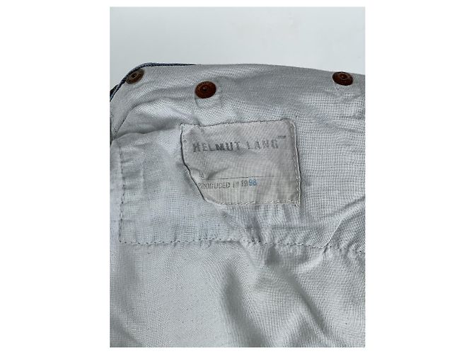 Jeans en denim déchirés Helmut Lang AW98 - vue 15