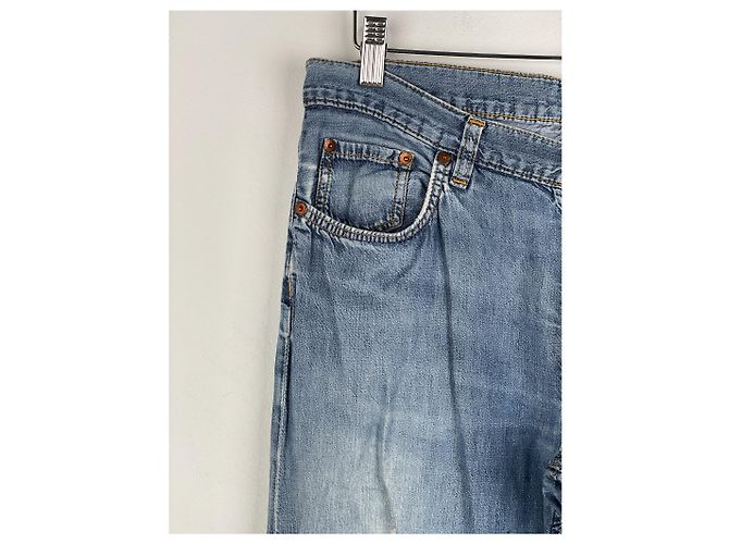 Jeans en denim déchirés Helmut Lang AW98 - vue 4