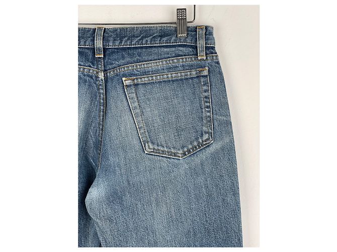 Helmut Lang 1990s Washed Distressed Denim Jeans Blue - view 10