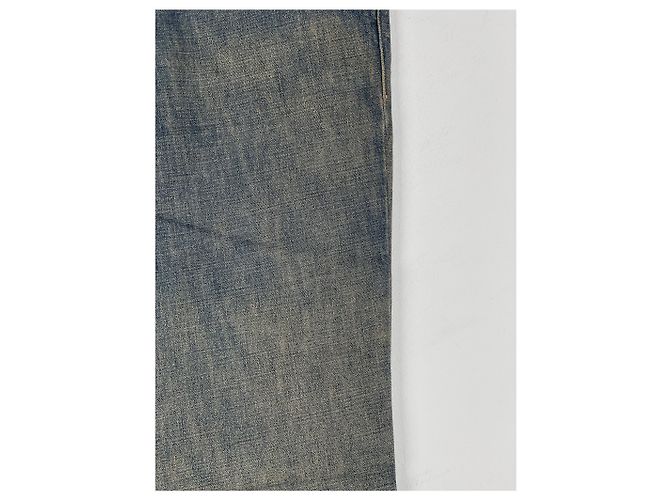 Gucci by Tom Ford SS02 Flared Sanded Bootcut Denim Jeans Blue - view 8