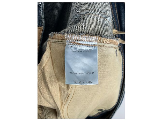 Gucci by Tom Ford SS02 Flared Sanded Bootcut Denim Jeans Blue - view 12