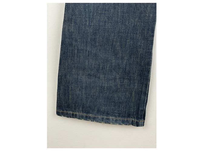 Gucci by Tom Ford SS02 Flared Sanded Bootcut Denim Jeans Blue - view 14