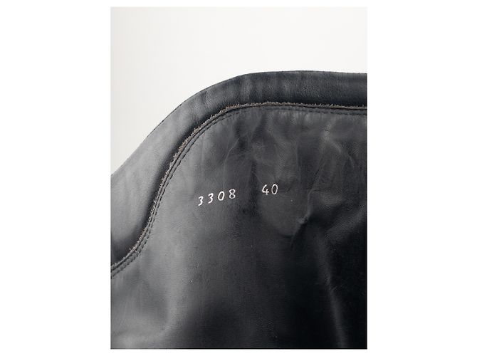 Stivali da moto Prada AW99 a metà polpaccio con punta quadrata Astro - vista 12