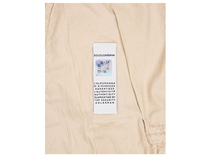 Dolce & Gabbana SS03 Net Cargo Pants Beige - view 7