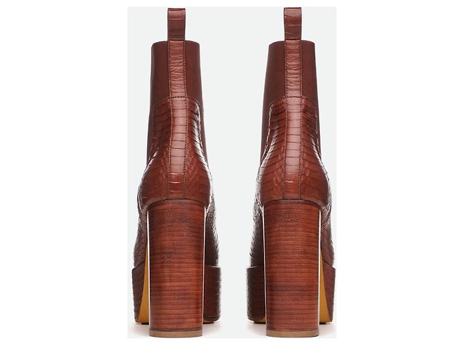 Rick Owens SS21 Phlegethon Muster Python Kiss Absätze Rot - Ansicht 6