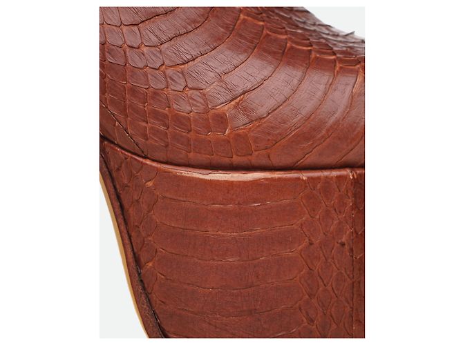 Rick Owens SS21 Phlegethon Muster Python Kiss Absätze Rot - Ansicht 8
