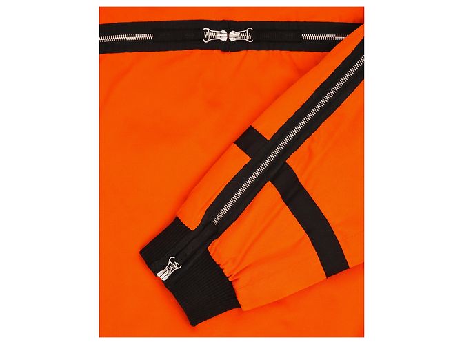 Orange Backzip Bomberjacke Dries van Noten AW14 - Ansicht 4