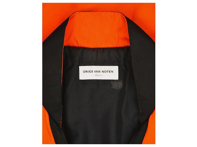 Orange Backzip Bomberjacke Dries van Noten AW14 - Ansicht 5