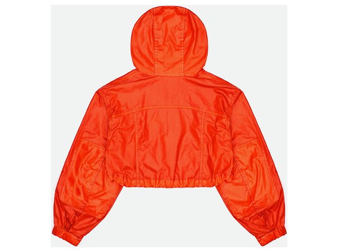Giacca parka cropped 1of1 AW20 di Dries van Noten Rosso - vista 2