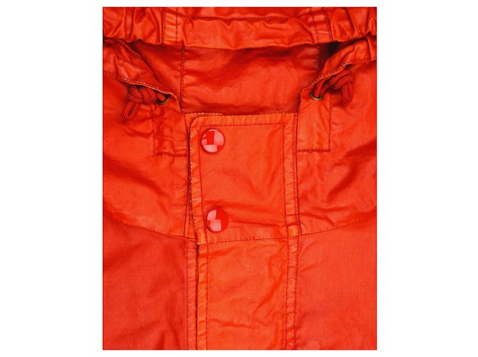 Giacca parka cropped 1of1 AW20 di Dries van Noten Rosso - vista 3